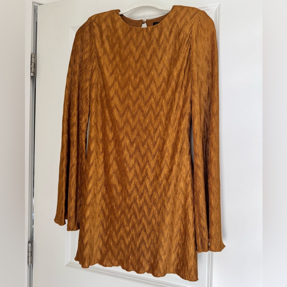 House of Harlow Aurora Gold Dress